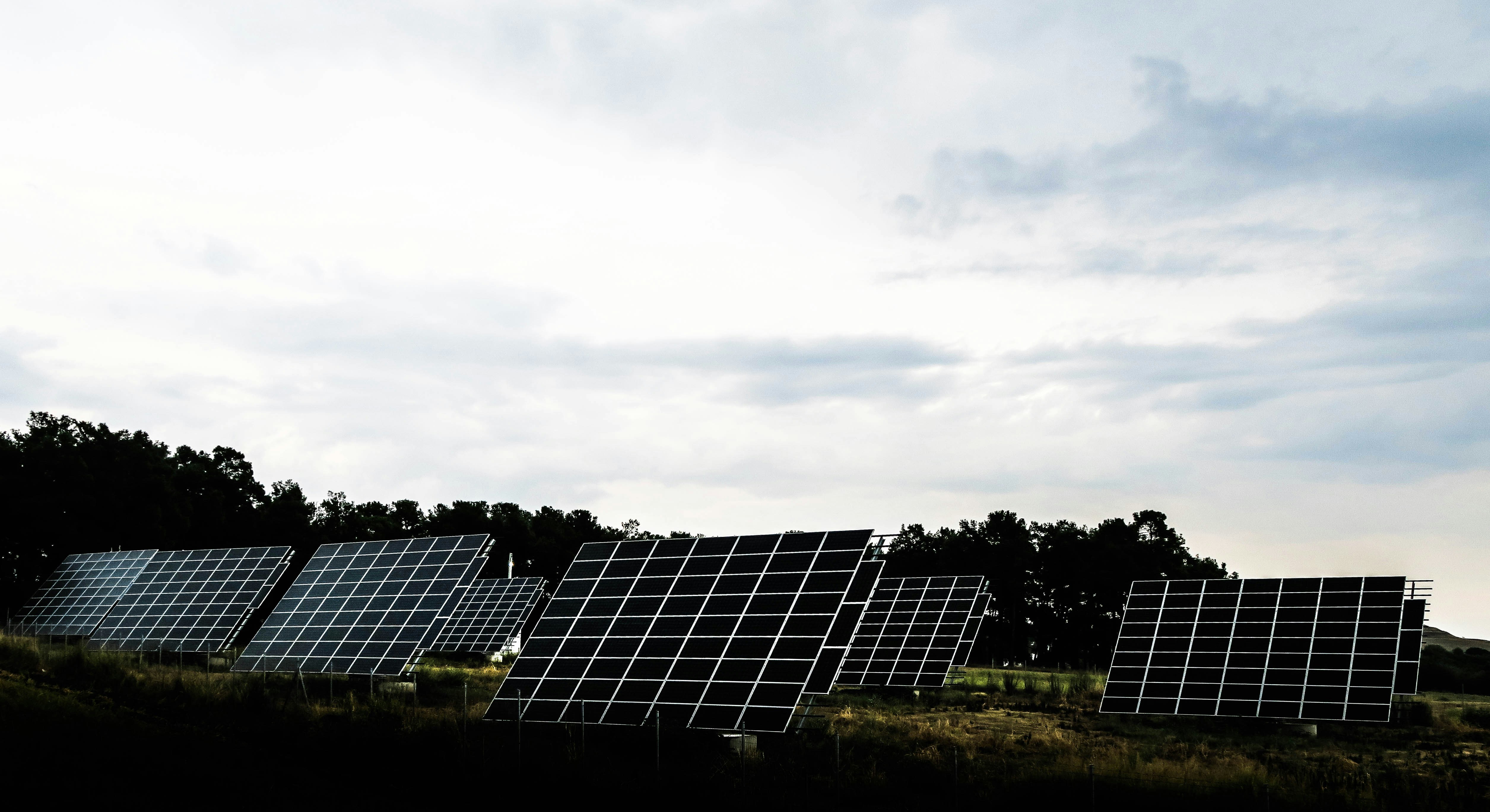 Residential solar panel array